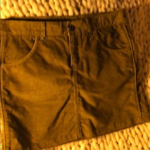 Athleta cord mini skirt